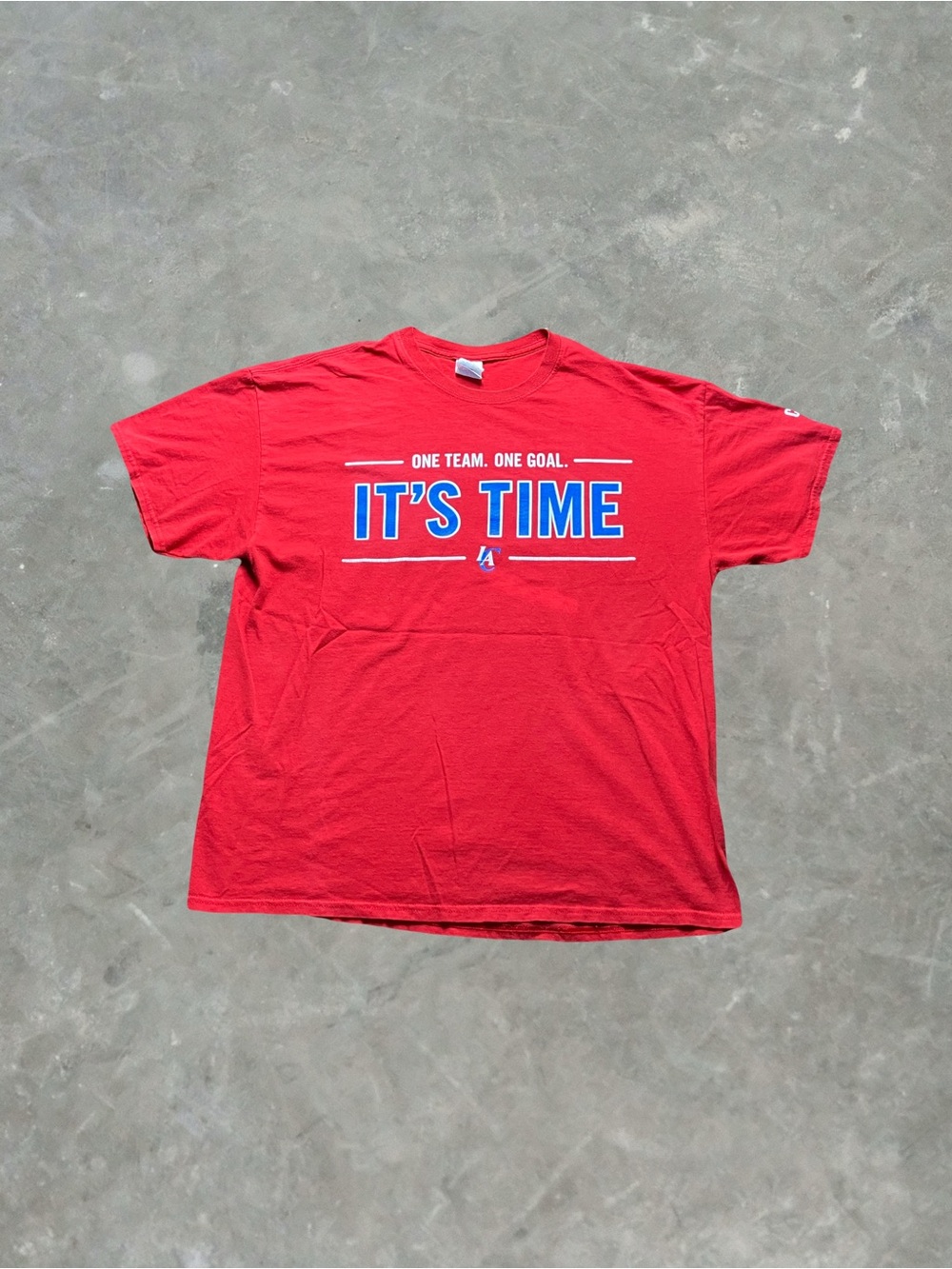 ☀️ Los Angeles Clippers 2014 Playoffs Graphic Tee Mens XL Gildan Red NBA